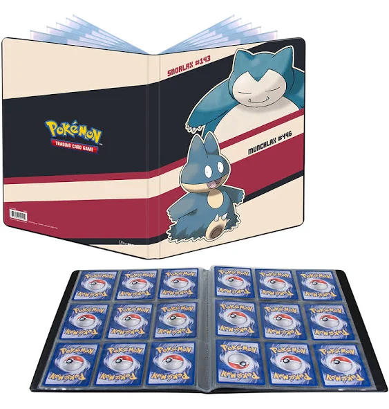 Pokemon 9-Pocket PRO-Binder - Snorlax & Munchlax